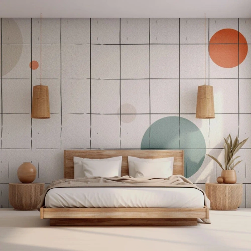 Papel de Parede Premium Sand - Encurralado. Nós ou eles? - Fundo, Rodas, Grade - 400x280 cm