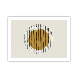 Pôster - Abstração a tremer com o calor - 70x50 cm