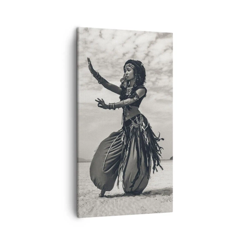Quadro em tela - Dança das Ilhas do Sul - 45x80 cm