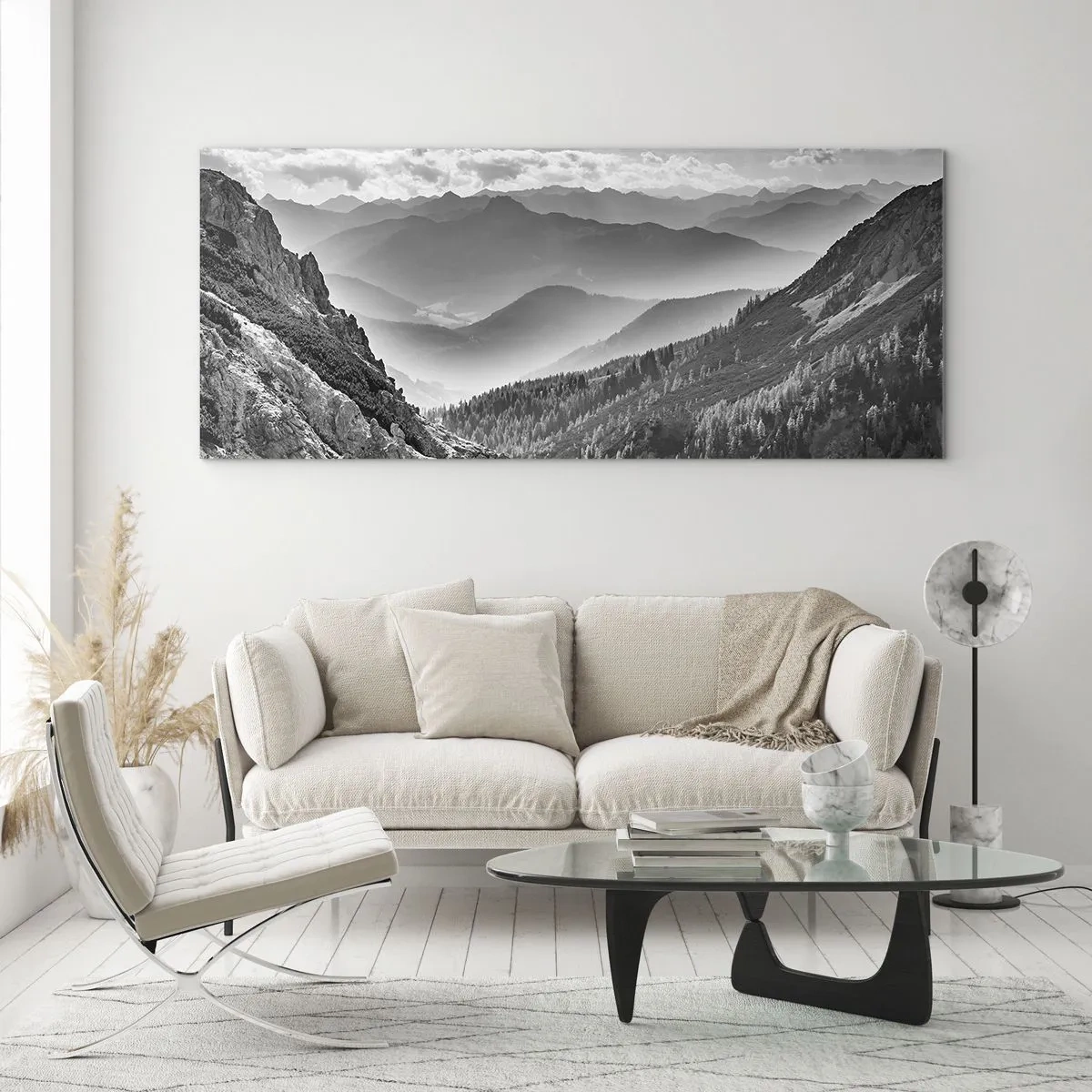 Quadro em vidro - Até ao horizonte - 160x50 cm