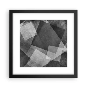 Pôster com moldura preta - Um eterno símbolo da durabilidade e da ordem - 30x30 cm