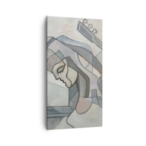 Quadro em tela - No poder da música - 55x100 cm