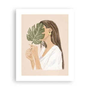 Pôster - Retrato misterioso com uma adepta - 40x50 cm