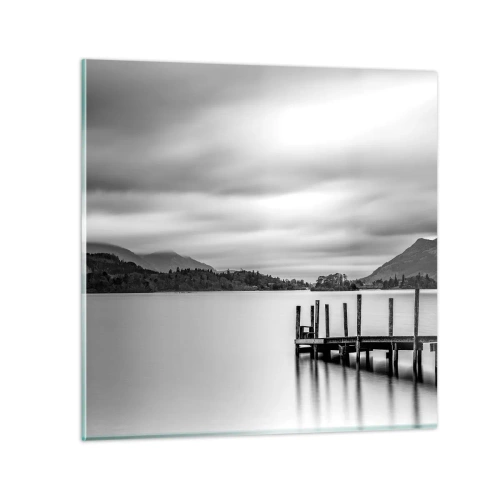 Quadro em vidro - Gentileza e força - 50x50 cm