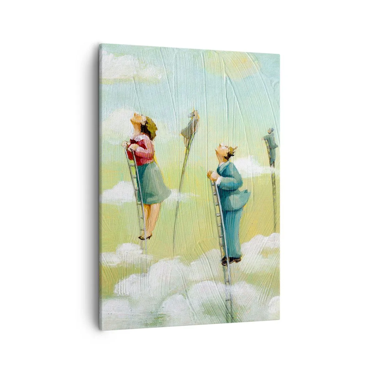 Quadro em tela - Por trás do seu sonho - 50x70 cm