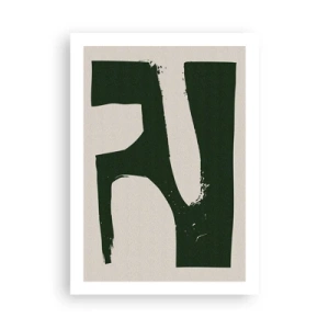 Pôster - Baías de branco - 50x70 cm
