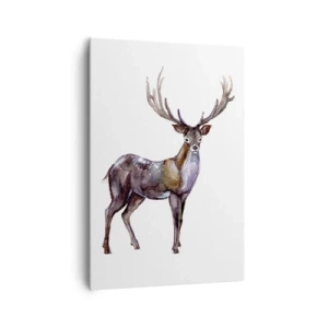 Quadro em tela - Rei da Floresta do Norte - 70x100 cm