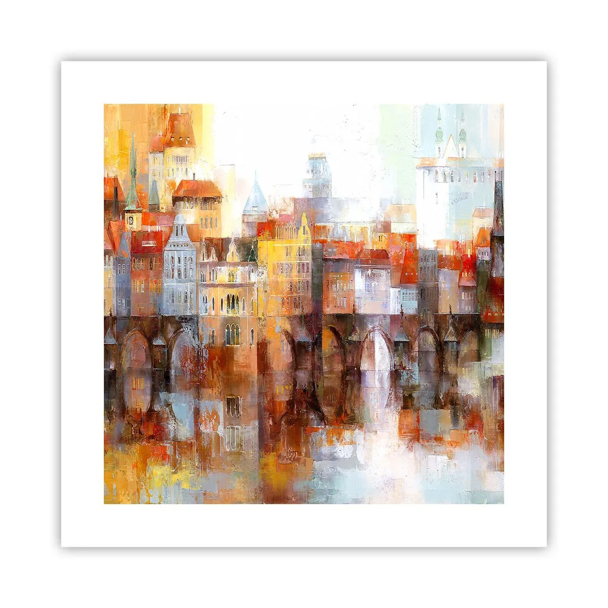 Pôster - Debaixo da ponte também é bonito - 40x40 cm