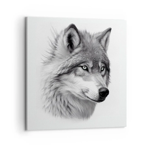 Quadro em tela - Alfa – sem dúvida - 50x50 cm