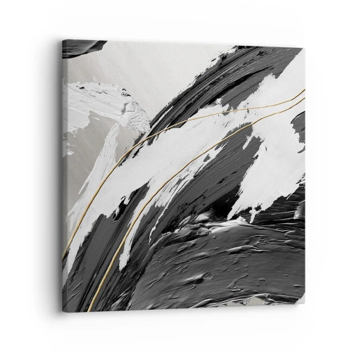 Quadro em tela - Abstração em grande escala - 30x30 cm