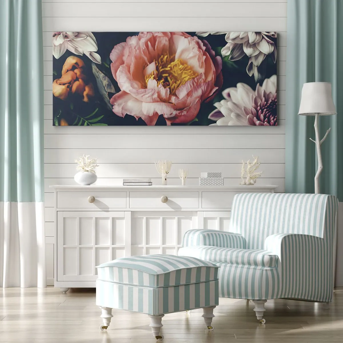 Quadro em tela - Com o esplendor barroco - 100x40 cm