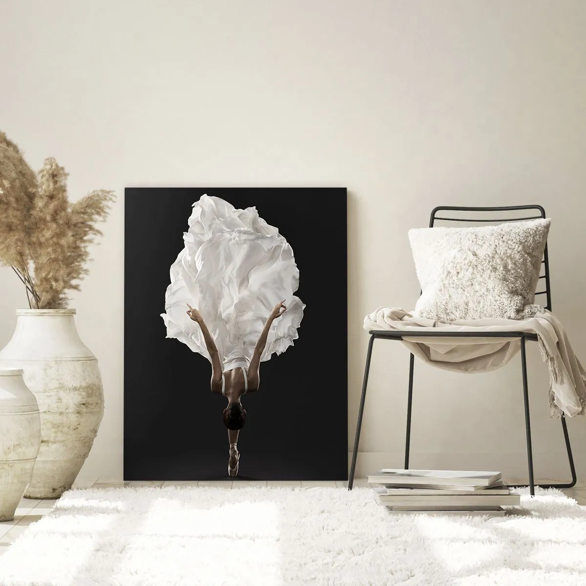 Quadro em vidro - Cinto incomum - 50x70 cm