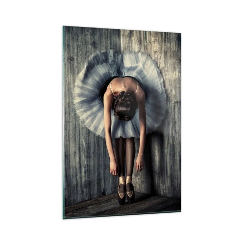 Quadro em vidro - Quando a música desaparece - 80x120 cm