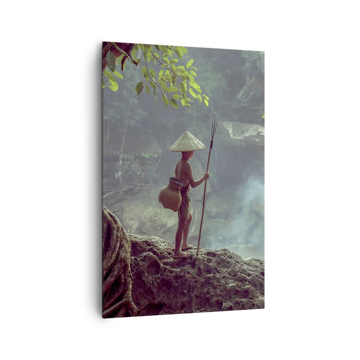 Quadro em tela - Amigo da natureza - 80x120 cm