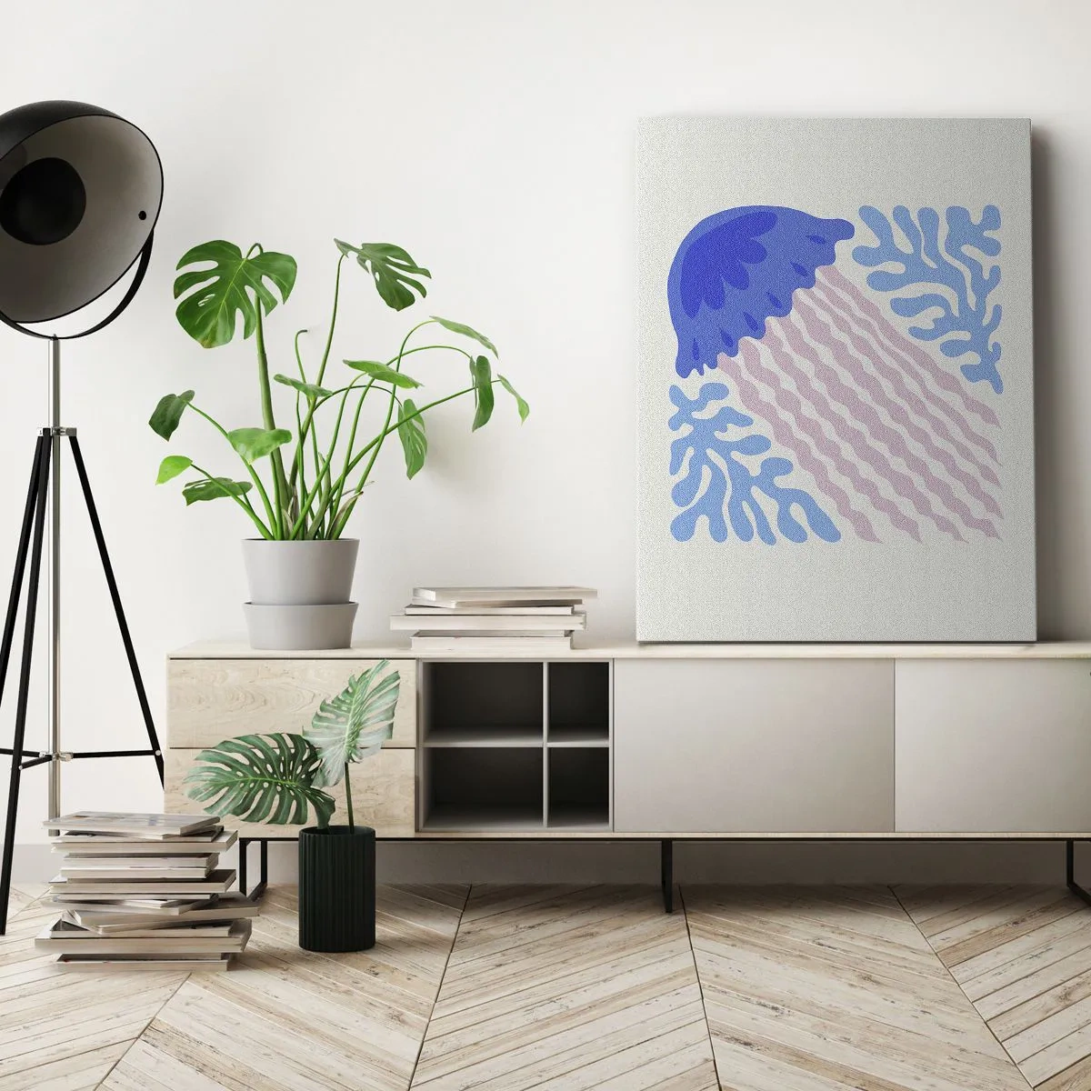 Quadro em tela - Como de outro mundo - 45x80 cm