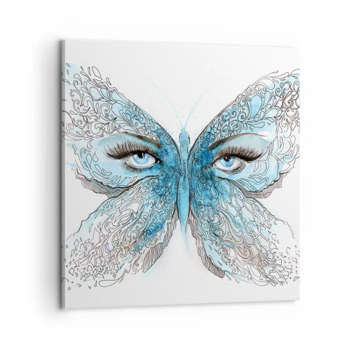 Quadro em tela - Borboleta eros - 60x60 cm