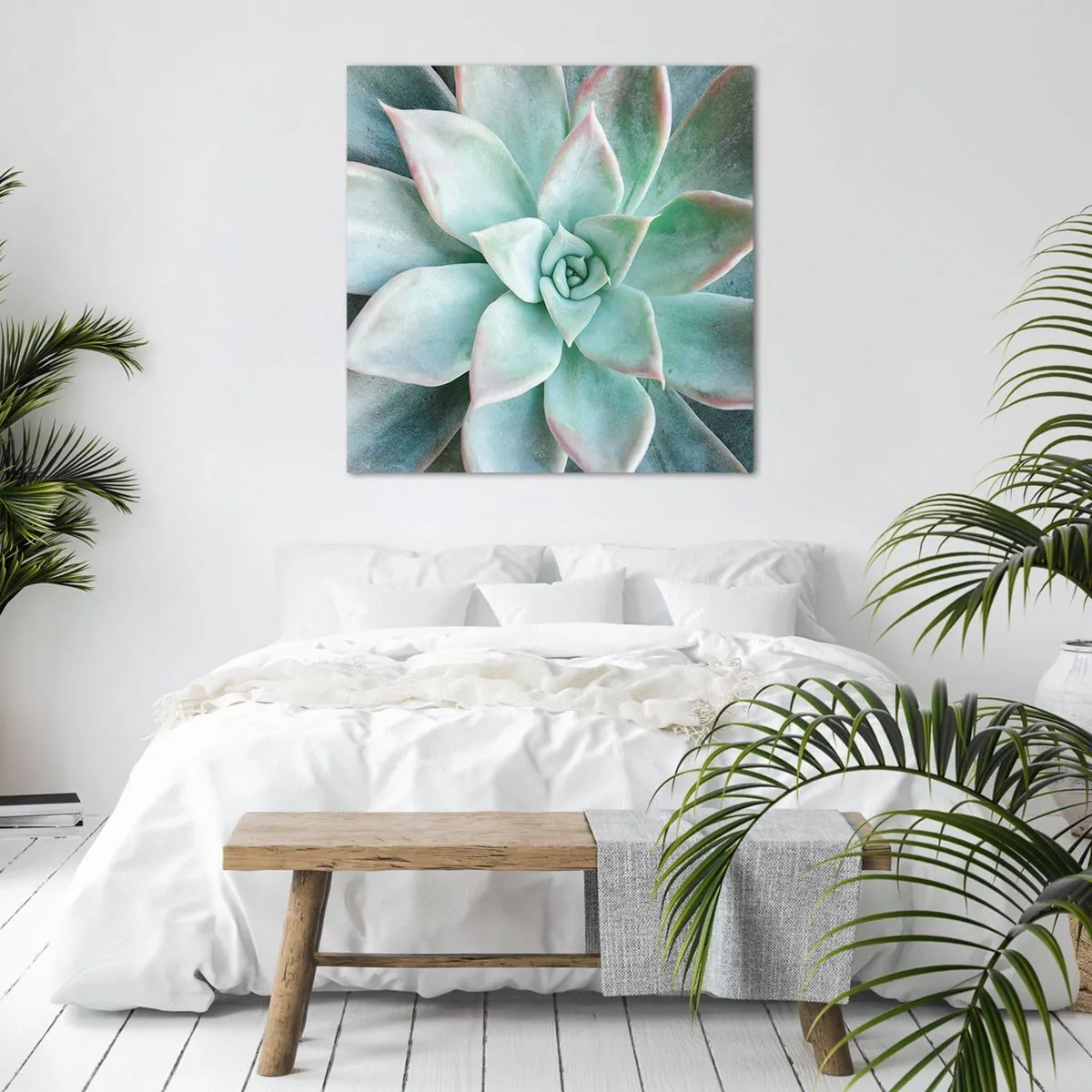 Quadro em tela - O coração do deserto - 50x50 cm
