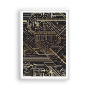 Pôster em moldura branca - Conceitos, ideias, planos - 70x100 cm