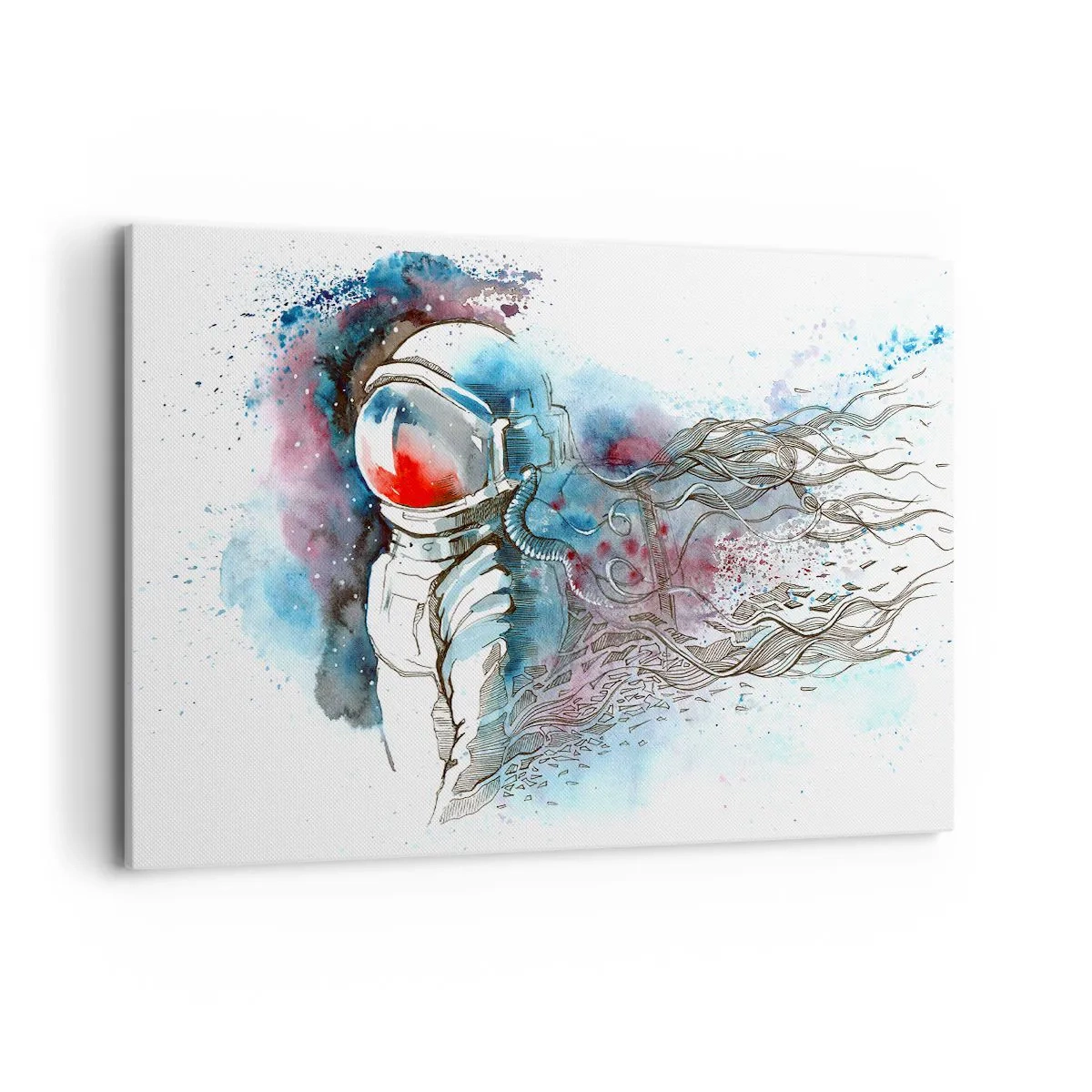 Quadro em tela - Sozinho com o espaço - 120x80 cm