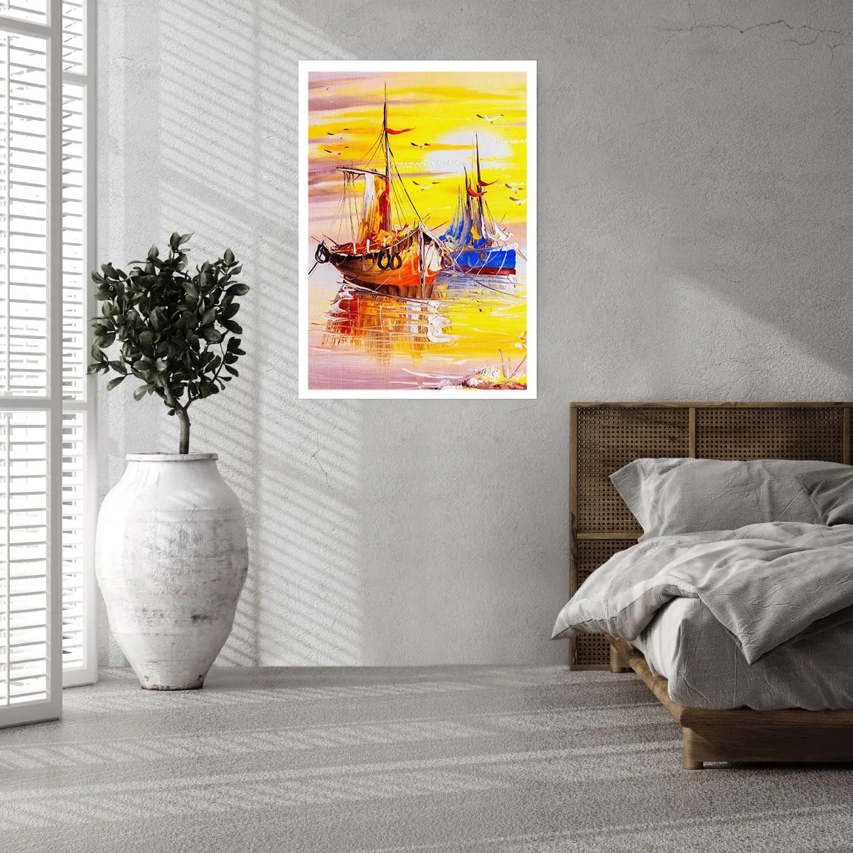 Pôster - Um merecido descanso no porto - 61x91 cm