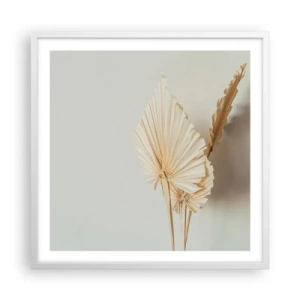 Pôster em moldura branca - Quando precisas de alívio - 60x60 cm