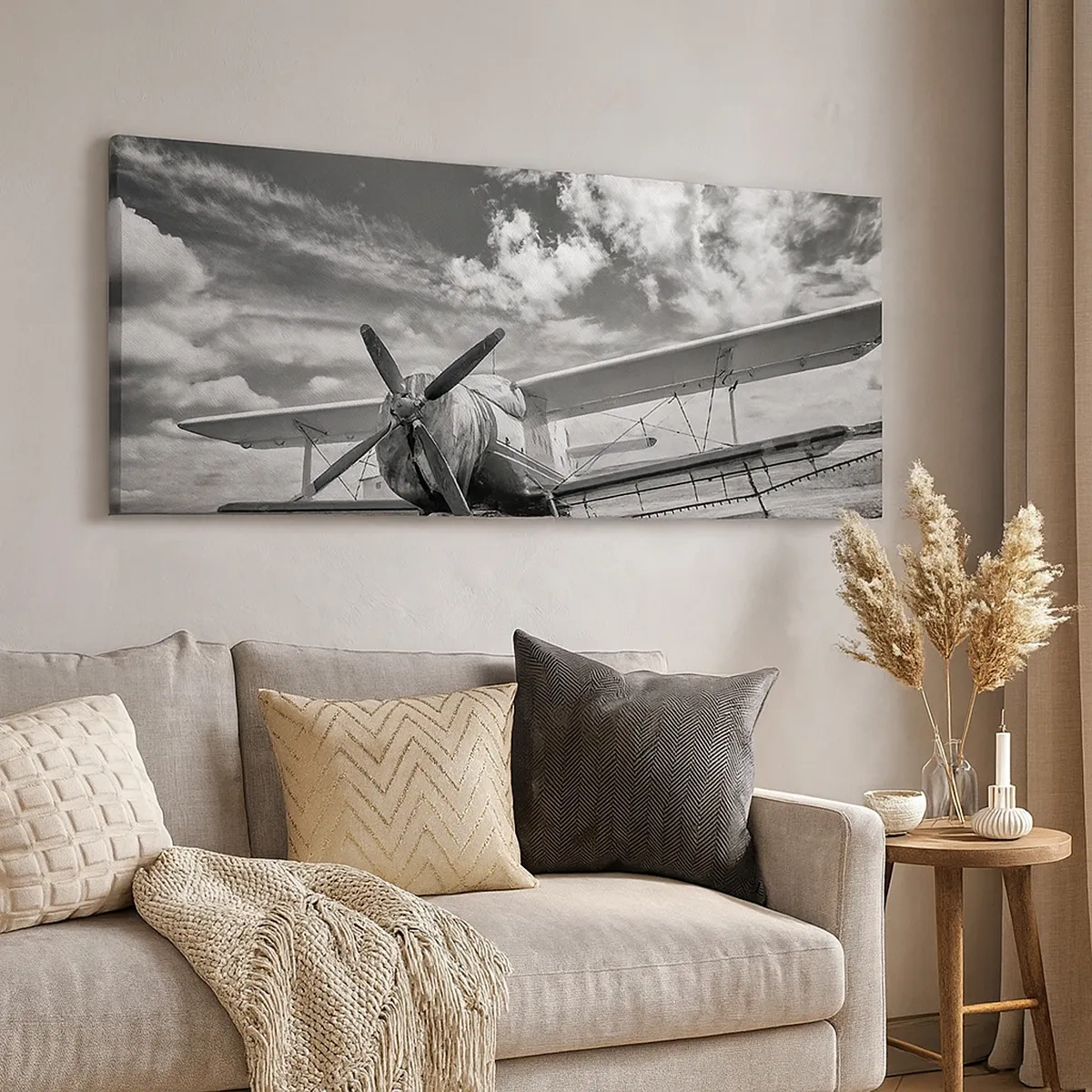 Quadro em tela - Mal posso esperar! - 30x30 cm