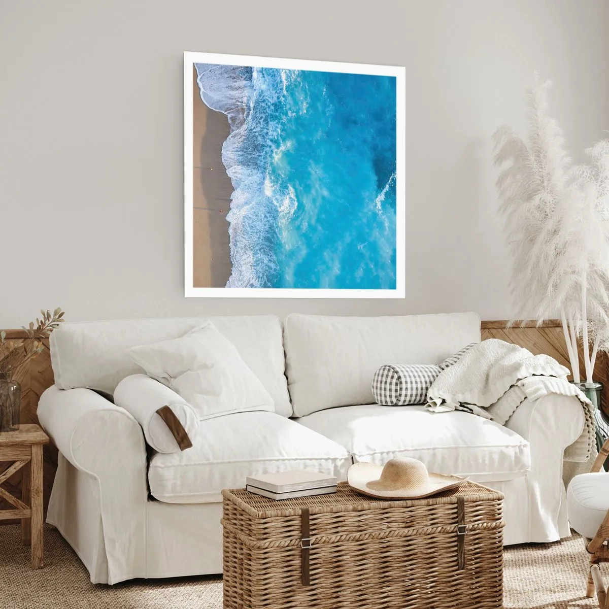 Pôster - O poder do azul - 30x30 cm