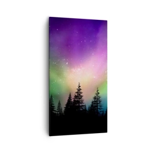 Quadro em tela - Magia branca - 55x100 cm