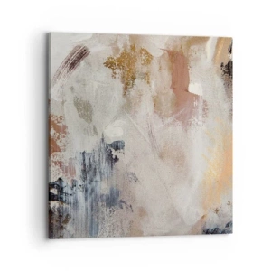 Quadro em tela - Abstração enevoada - 70x70 cm