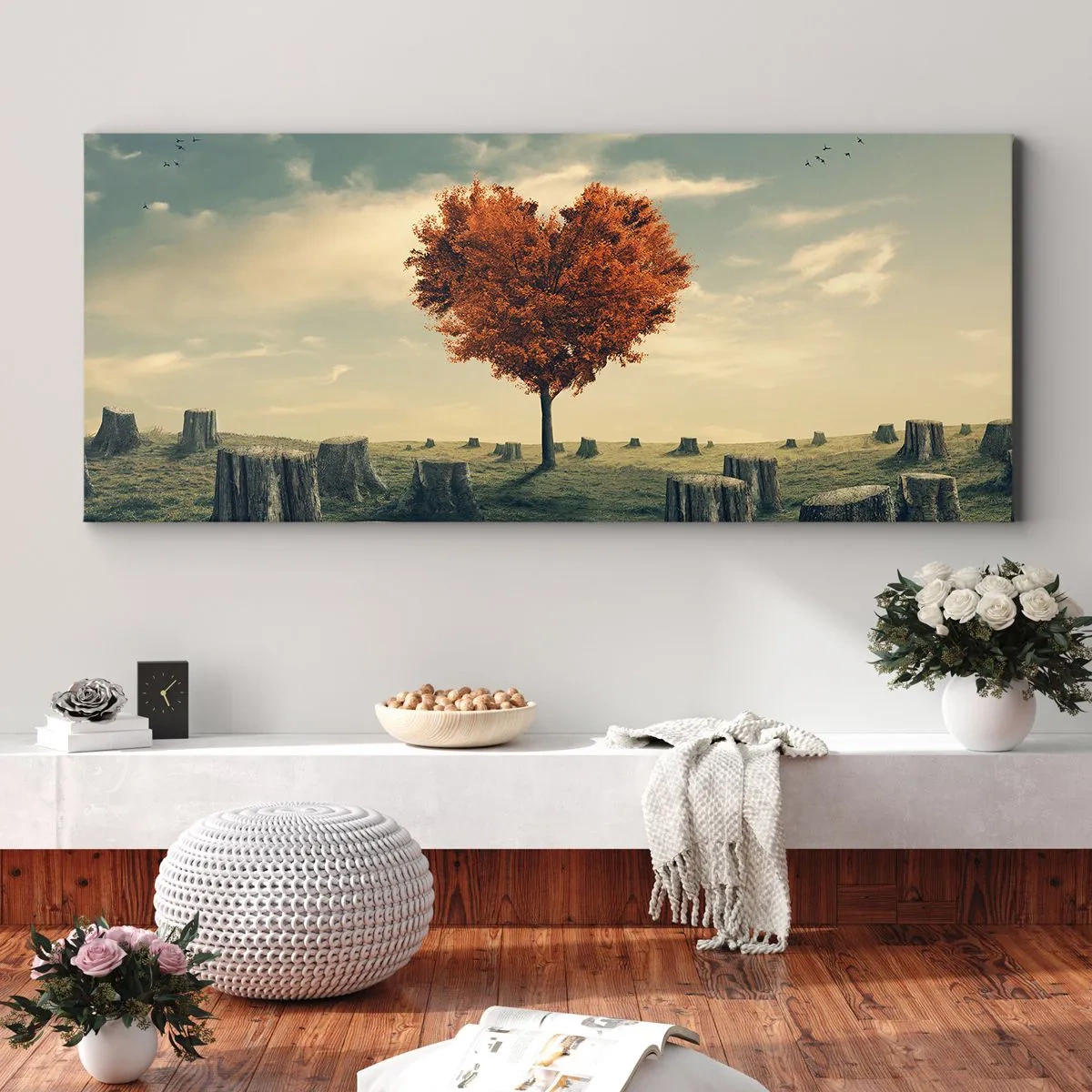 Quadro em tela - Ainda há esperança - 160x50 cm
