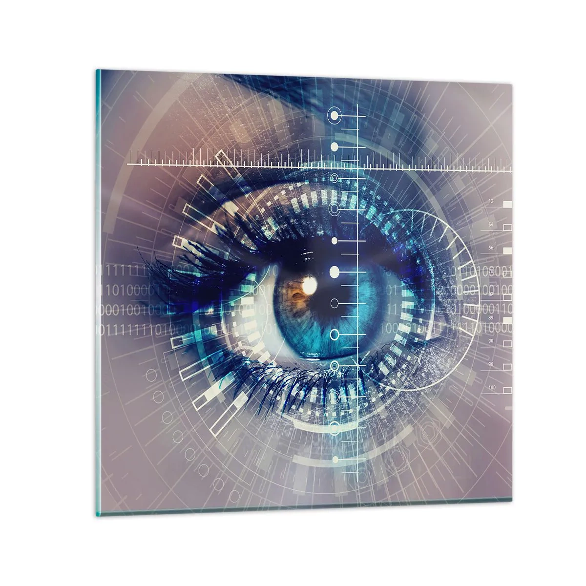 Quadro em vidro - Achas que me conheces - 50x50 cm