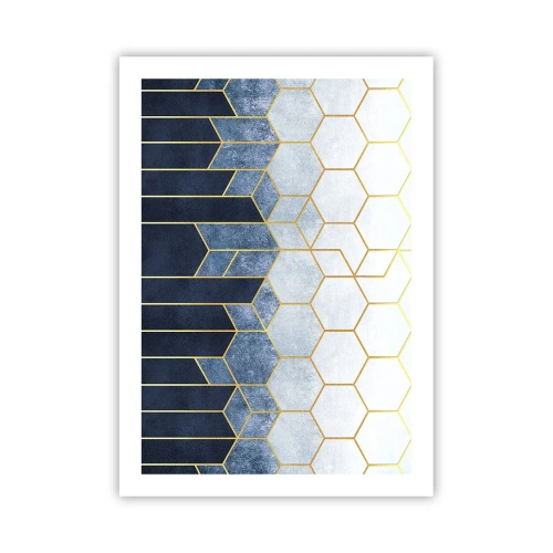 Pôster - Composição em ritmo sincopado - 50x70 cm