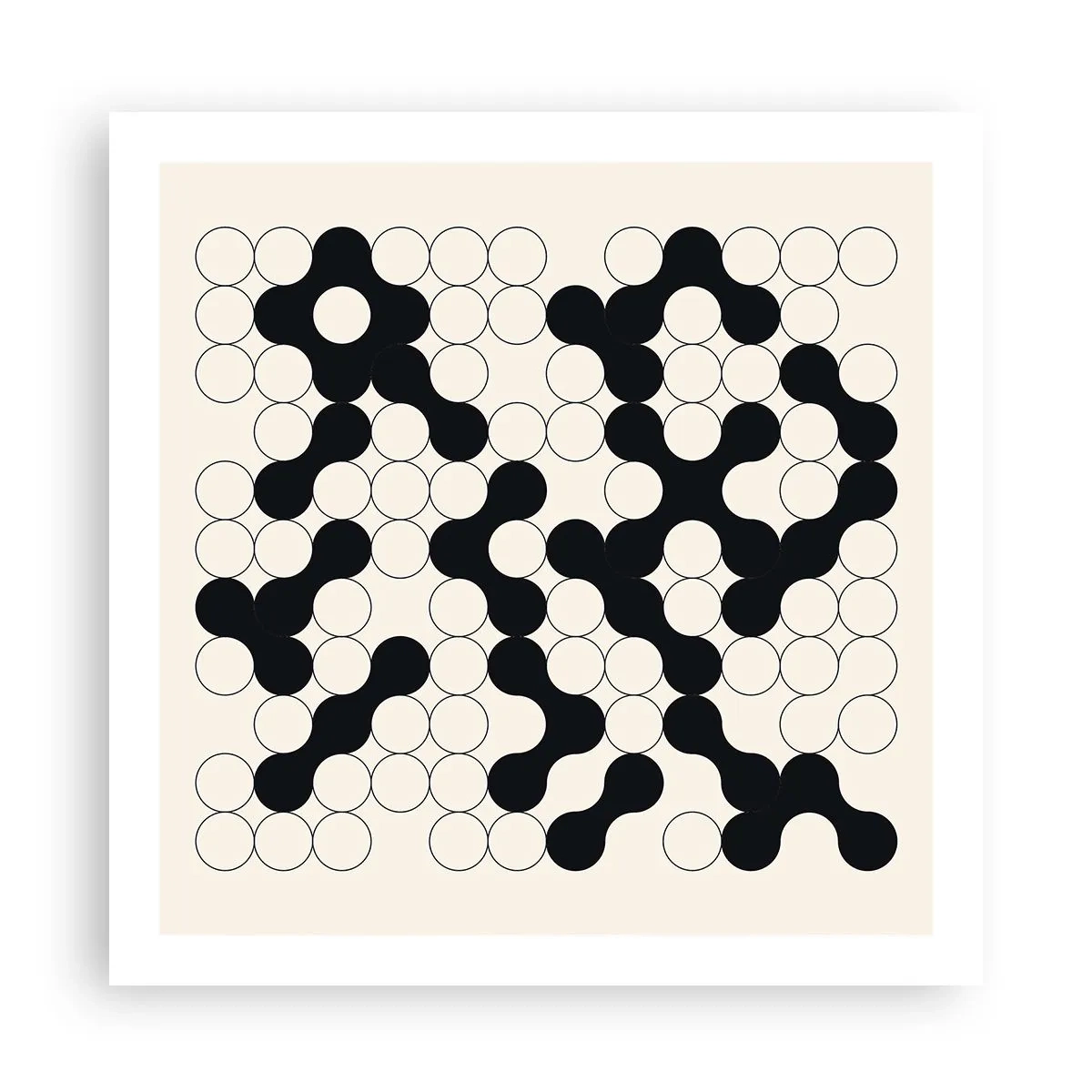 Pôster - Jogo chinês – variação - 60x60 cm