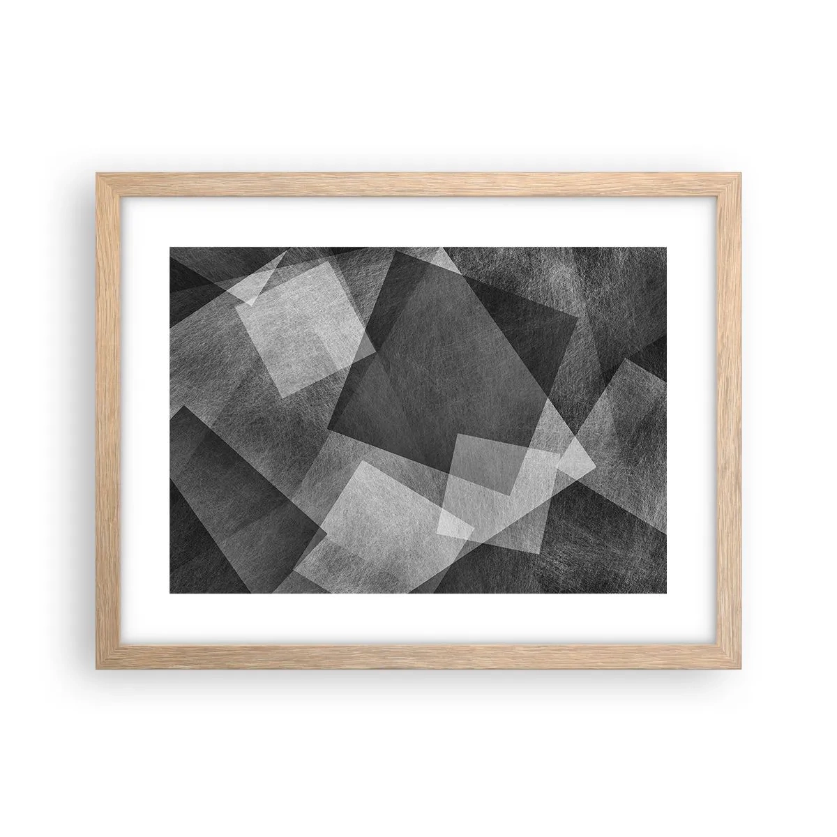 Pôster com moldura de carvalho claro - Um eterno símbolo da durabilidade e da ordem - 40x30 cm