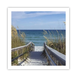 Pôster - Ao sol, ao vento - 60x60 cm