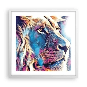 Pôster em moldura branca - A sabedoria da natureza - 50x50 cm