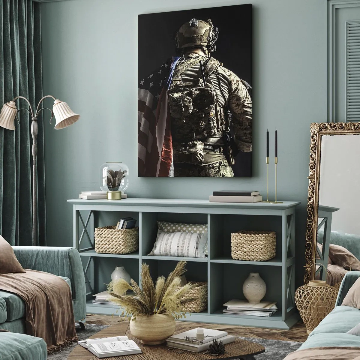 Quadro em tela - É por isso  - 55x100 cm