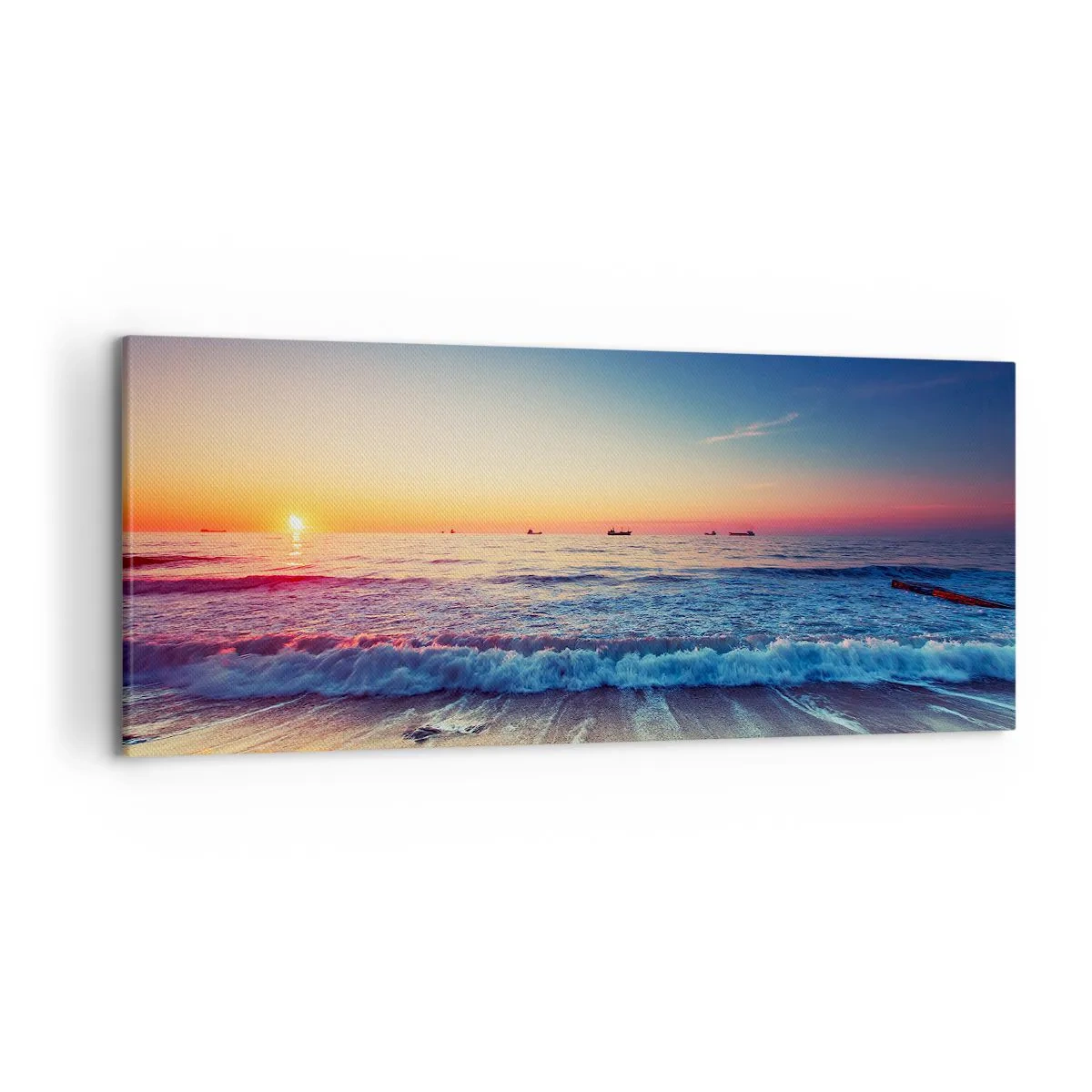 Quadro em tela - E além do horizonte? - 120x50 cm