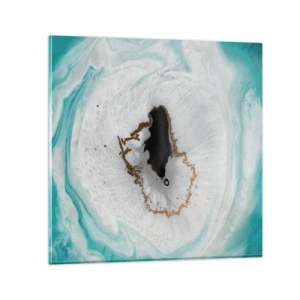 Quadro em vidro - Penetrar no interior - 40x40 cm