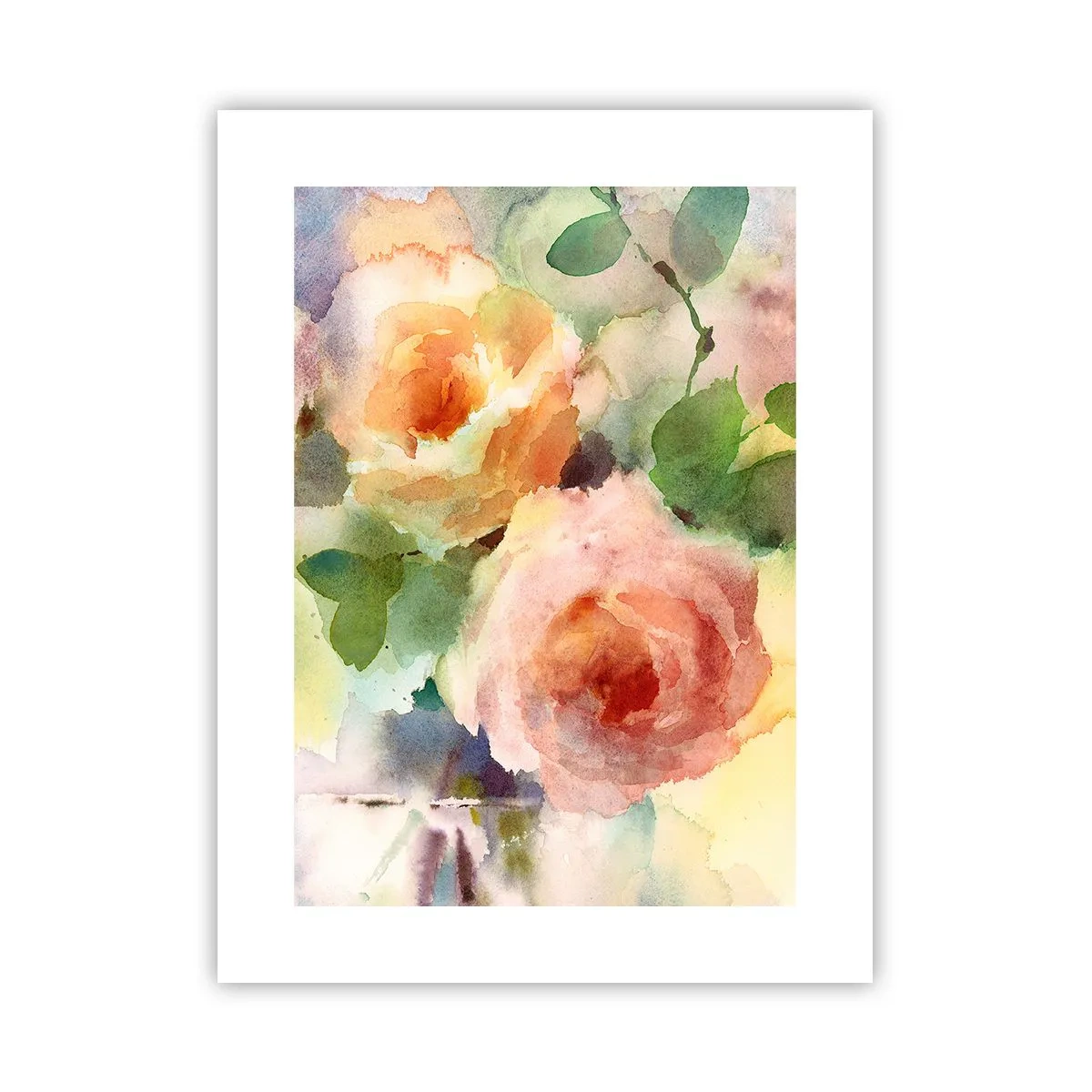 Pôster - Delicado como uma aquarela - 30x40 cm