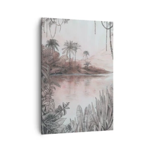 Quadro em tela - Diário de um explorador do século 19 - 70x100 cm