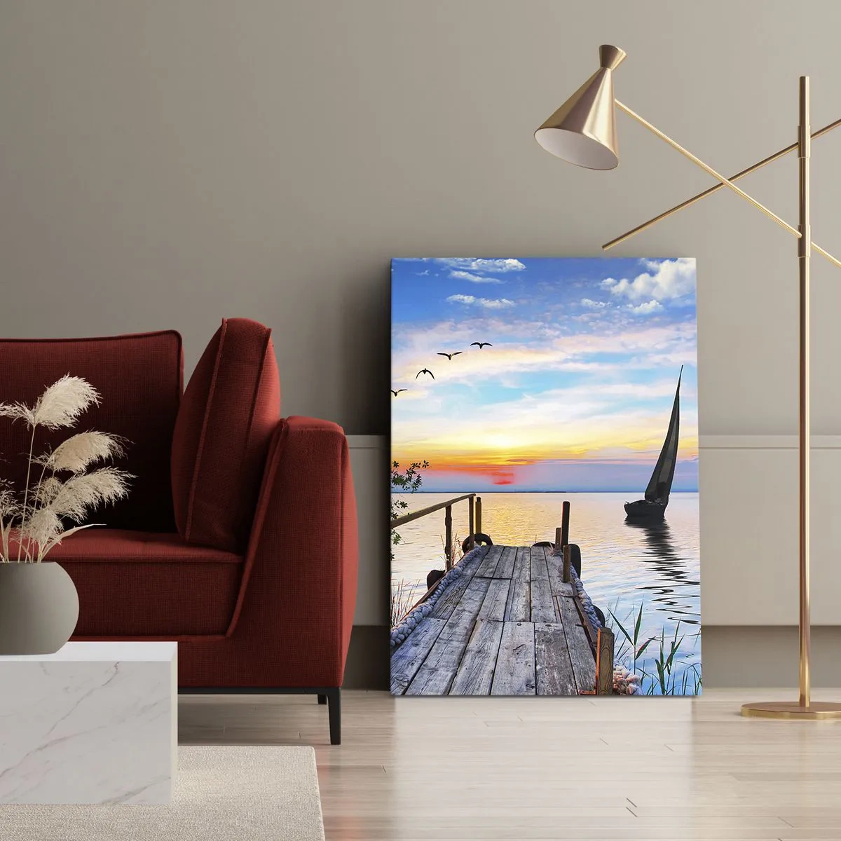 Quadro em tela - Boa noite - 50x70 cm