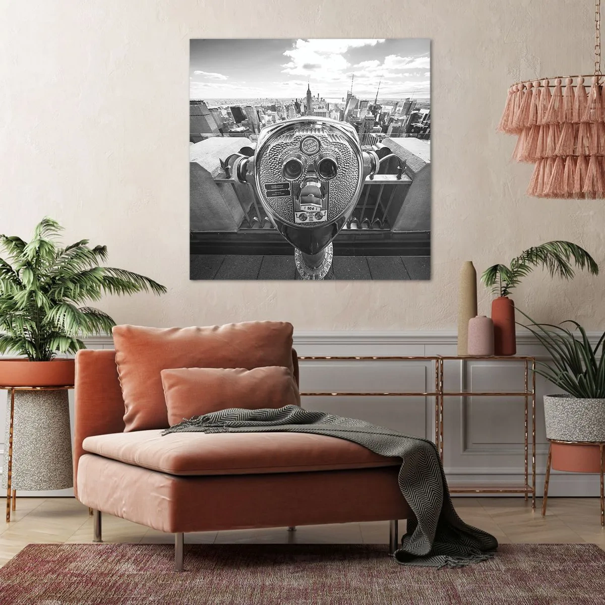 Quadro em tela - A cidade das cidades - 60x60 cm