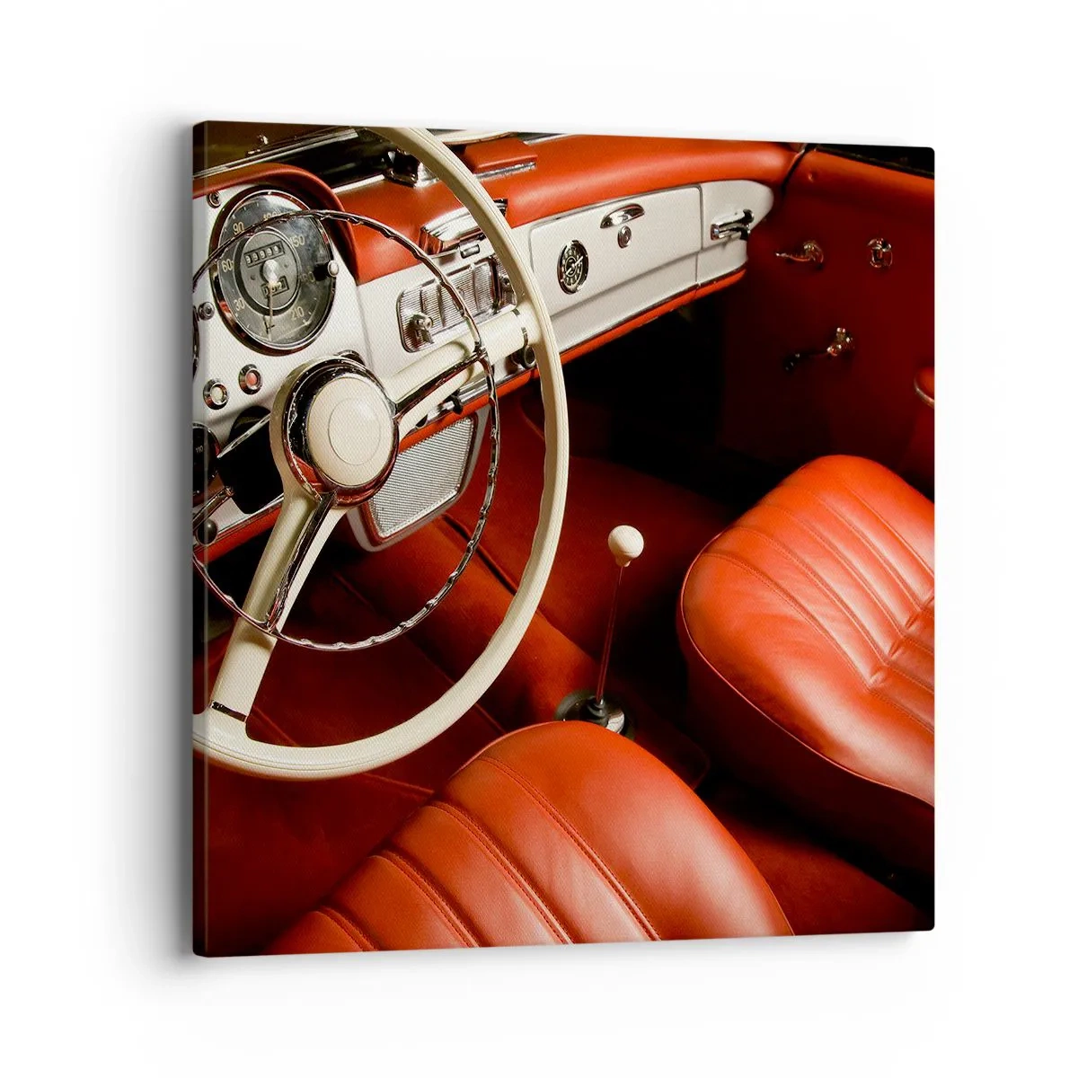 Quadro em tela - Luxo vintage - 40x40 cm