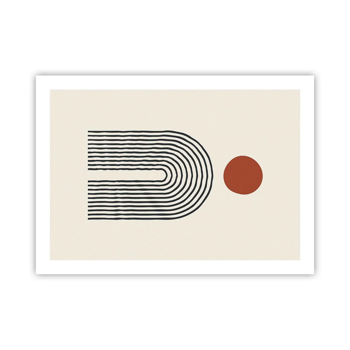 Pôster - Magnetismo de formas e cores - 70x50 cm