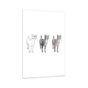 Quadro em vidro - Aula de desenho - 70x100 cm