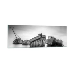 Quadro em vidro - Apenas lembranças... - 90x30 cm