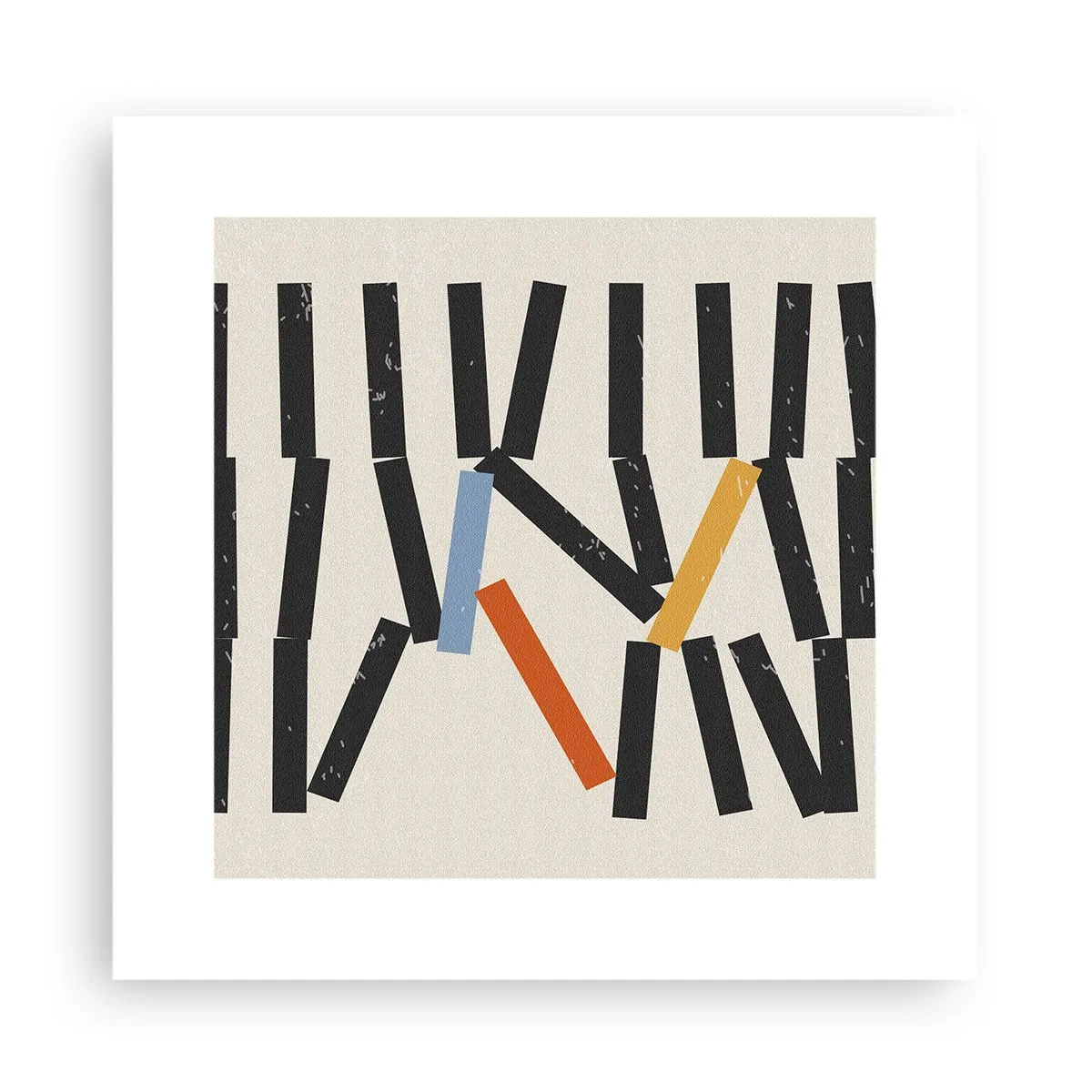 Pôster - Dominó – composição - 30x30 cm
