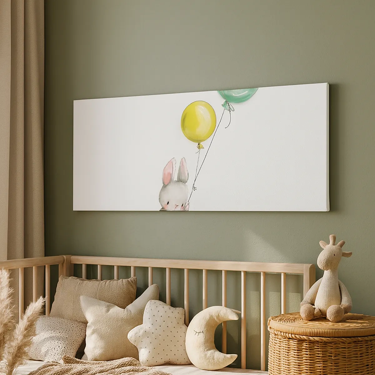 Quadro em tela - Também quero voar! - 30x30 cm