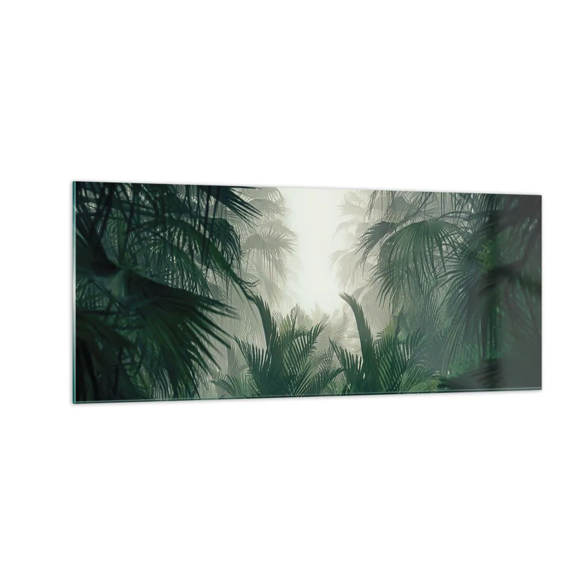 Quadro em vidro - Mistério tropical - 100x40 cm